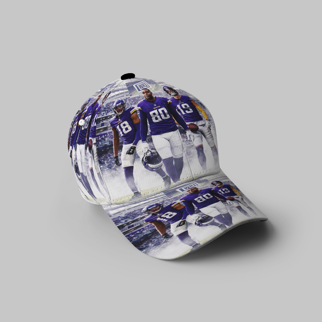 Minnesota Vikings Team V12 3D Printing Baseball Cap Classic Hat