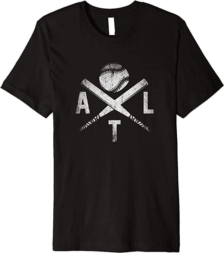 Atlanta Baseball ATL Vintage Georgia Brave Gift Premium T-Shirt