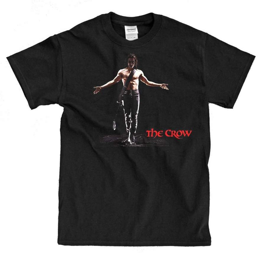 Men’s Fashion The Crow Eric Draven Short Sleeve T Shirt Black