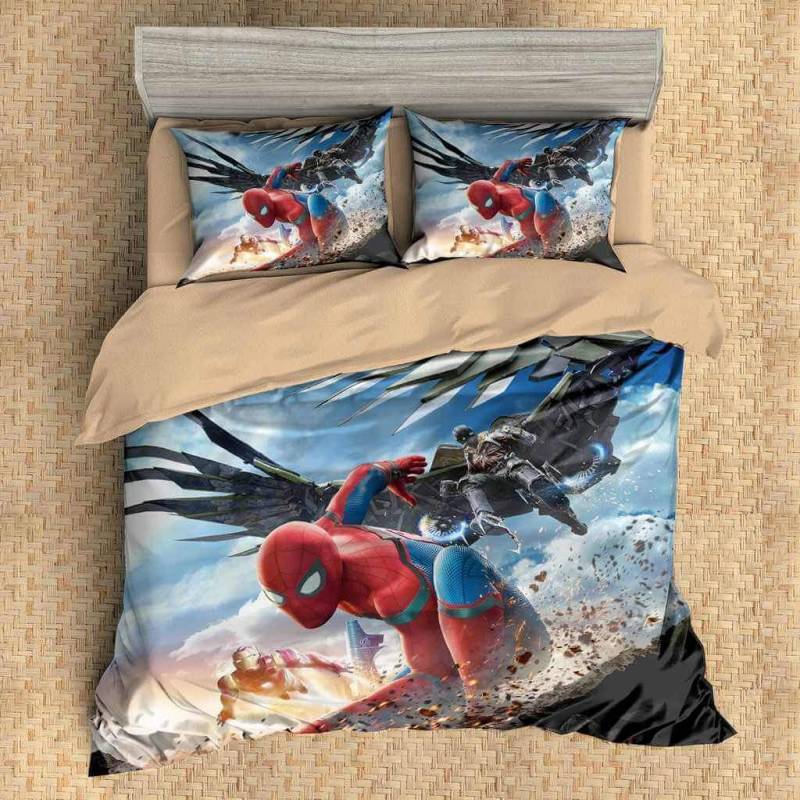 3D Customize Spider Man Homecoming Bedding Set Duvet Cover Set Bedroom Set Bedlinen 2