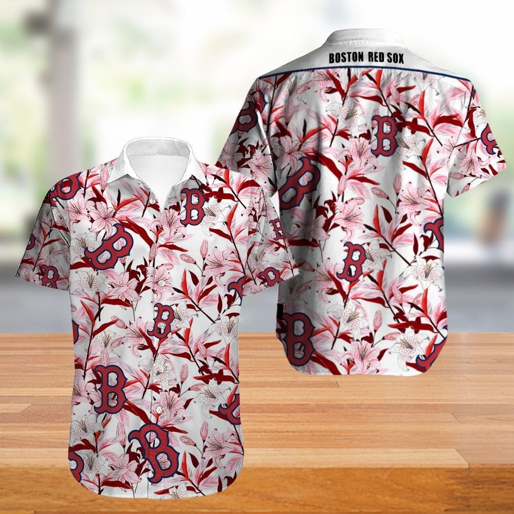 Boston Red Sox Hawaii Shirt Flower Summer Gift For Fans Ha53574