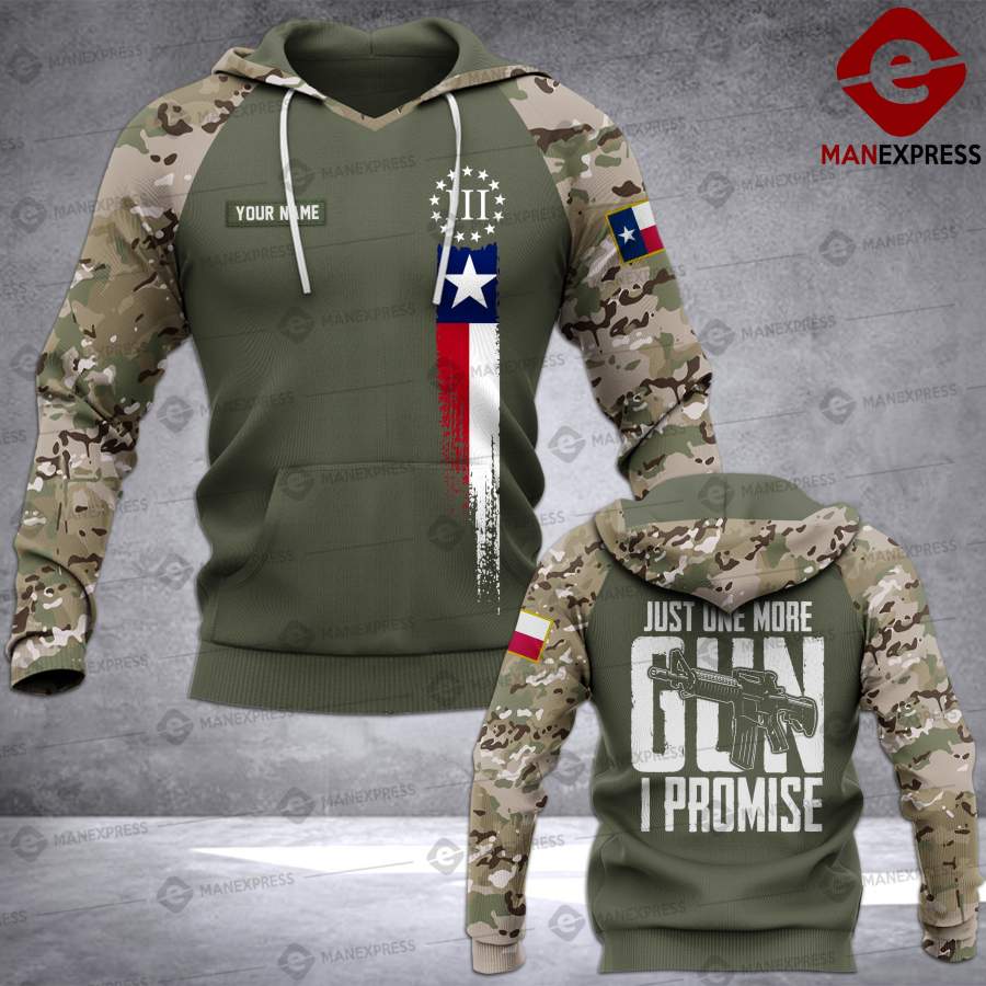 VH CUSTOMIZE Texas THREE PERCENTER HOODIE 3D ALL OVER PRINT 0711 PDT