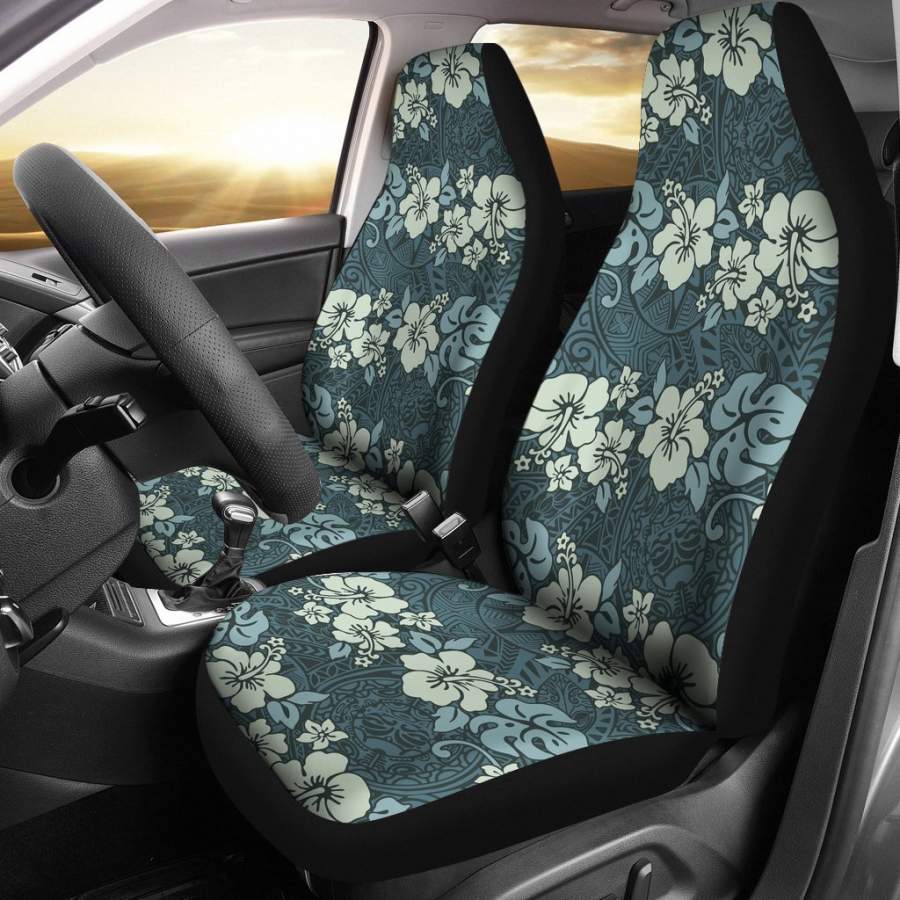 Hawaii Hibiscus Pattern Car Seat Covers 07 - AH - TH3