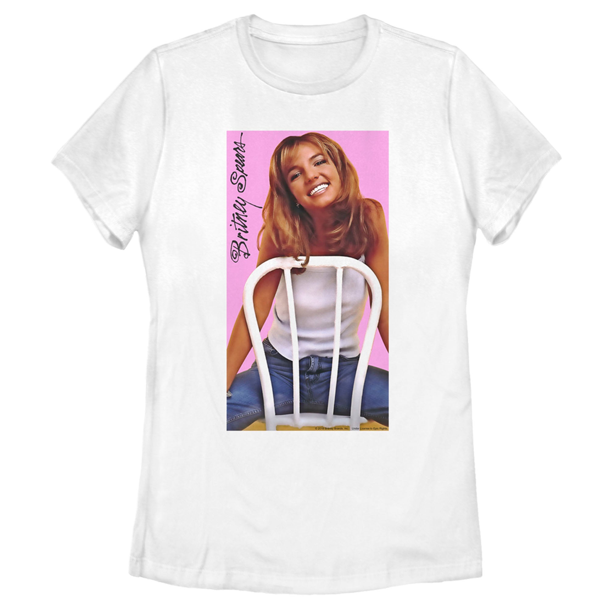 Britney Spears Women’S One More Time Album Cover  T-Shirt