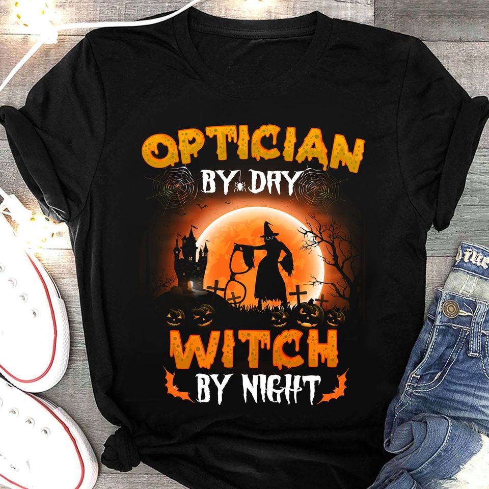 Optician By Day Witch By Night Standard T-Shirt