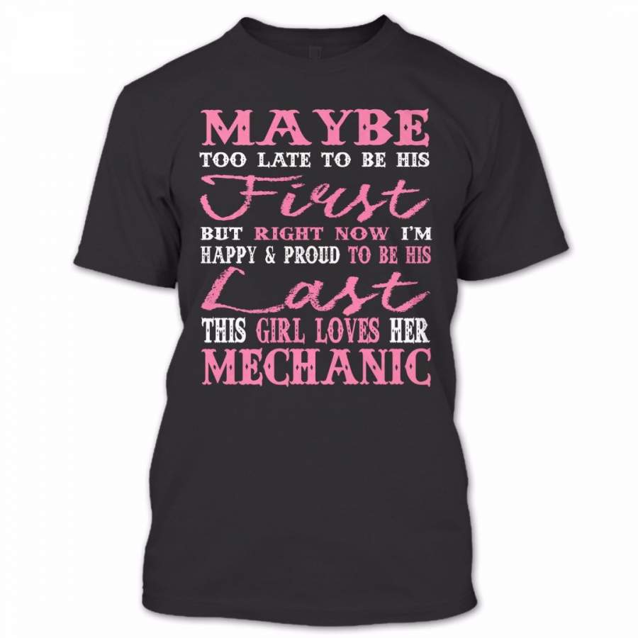 This Girl Love Her Mechanic T Shirt, Proud Couple Shirt, Awesome Shirt