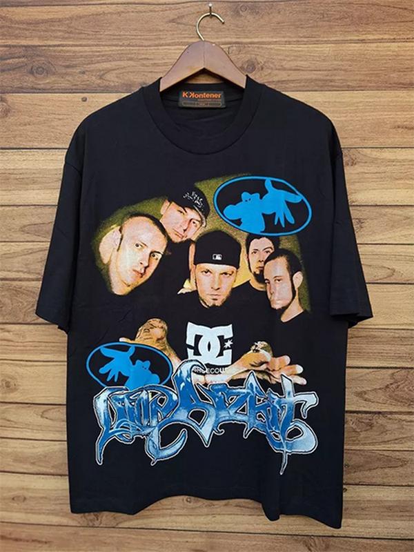 Limp Bizkit Significant Band Retro Black Unisex Tshirt, For Men, For Women