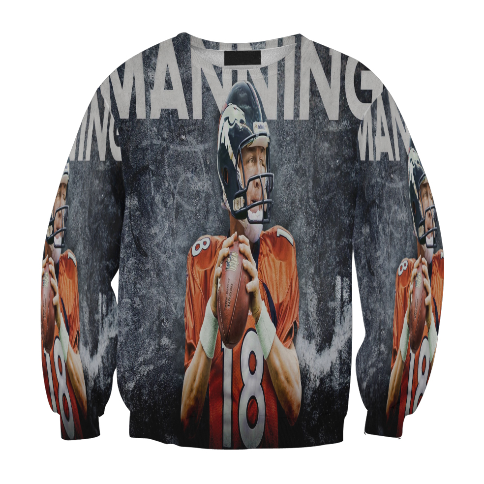 Denver Broncos 18 Peyton Manning V47 Gift For Fan 3D Full Printing Sweatshirt