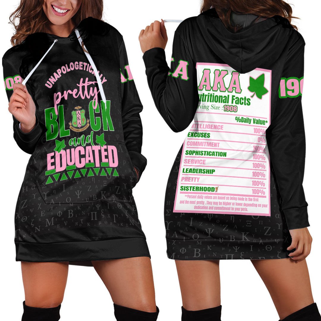 Alpha Kappa Alpha Hoodie Dress