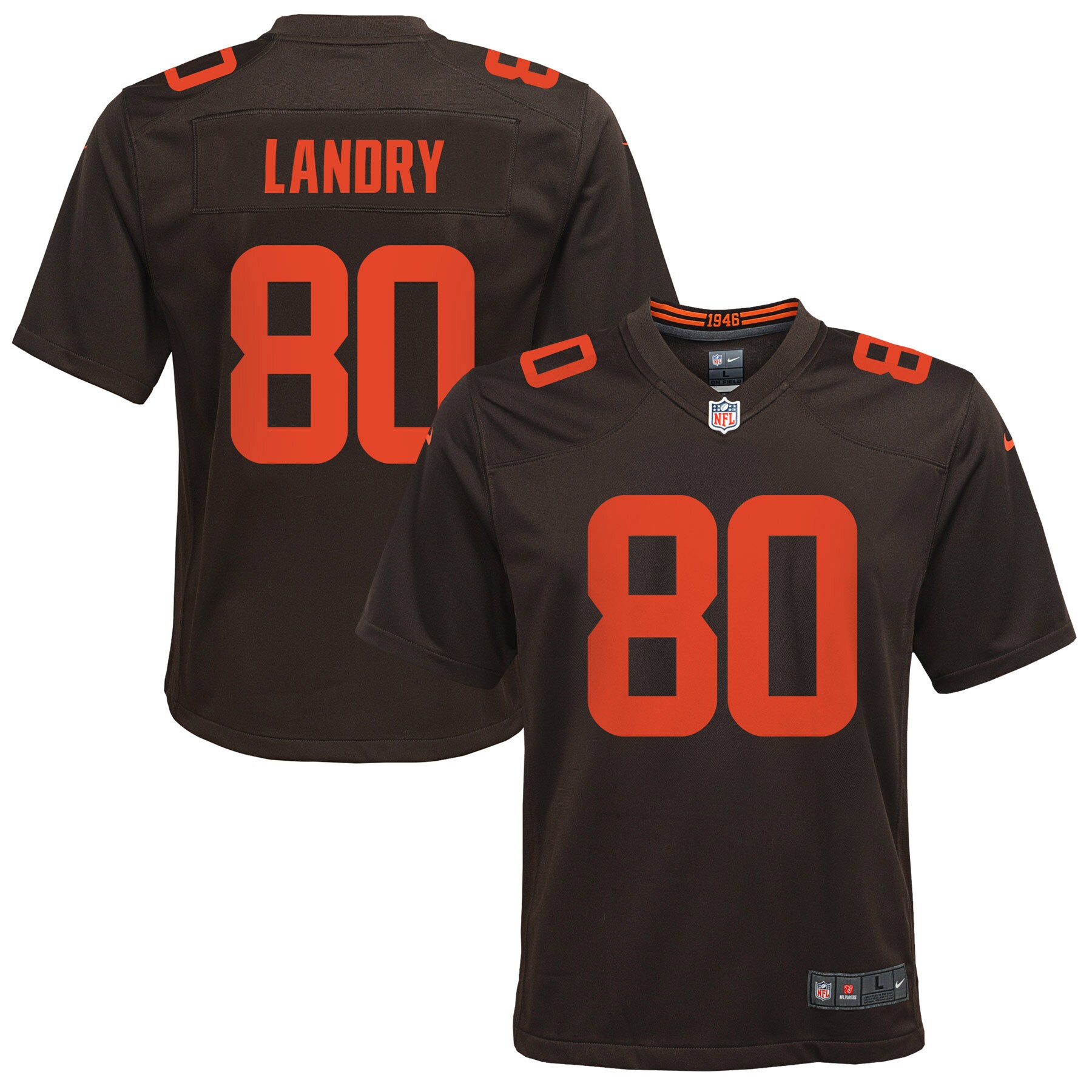 Youth Cleveland Browns Jarvis Landry Brown Alternate Game Jersey