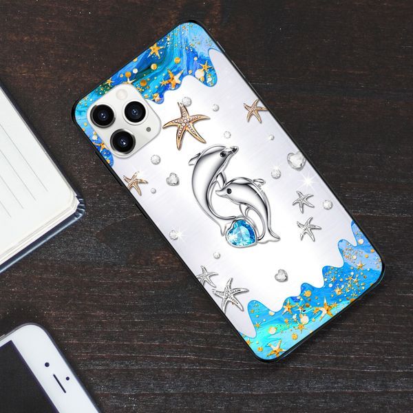 Blue Ocean Dolphin Phone Case