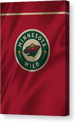 16 Minnesota Wild Joe Hamilton Canvas Print