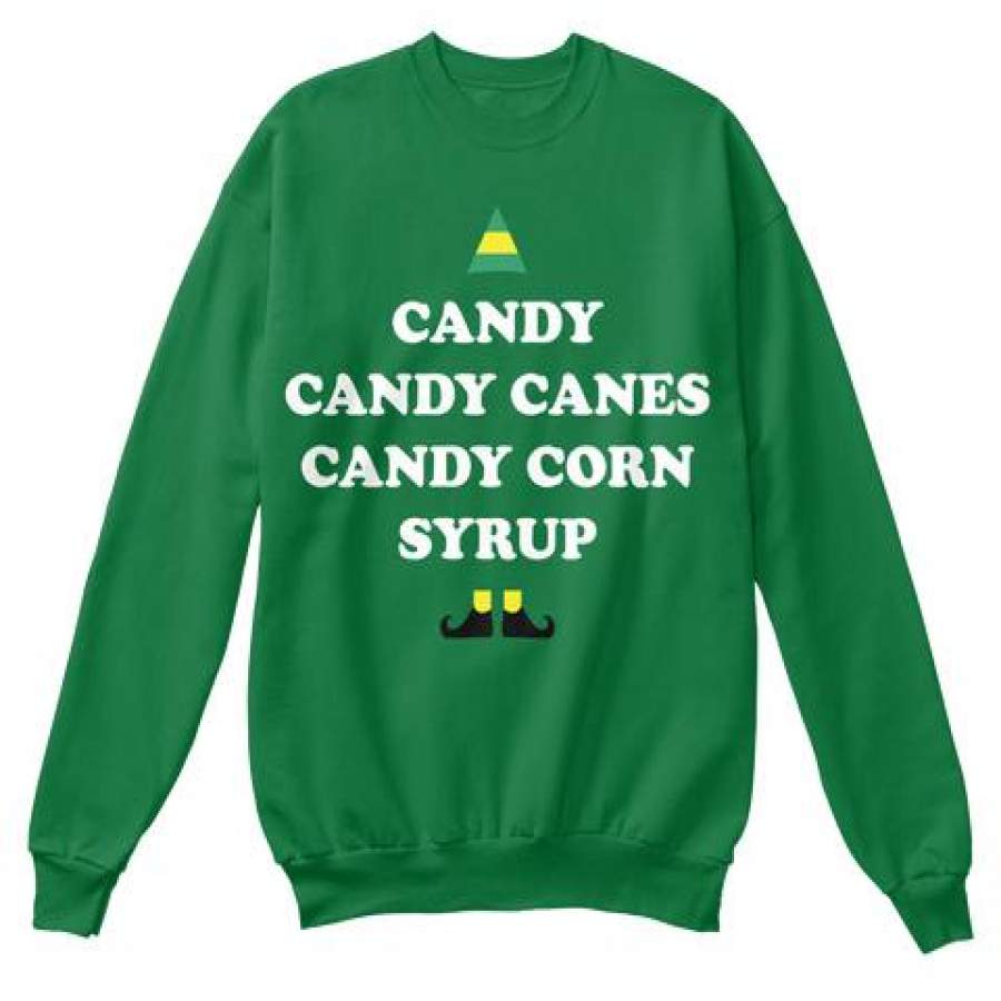 Candy Candy Canes Candy Corns And Syrup Ultra Cotton Shirt