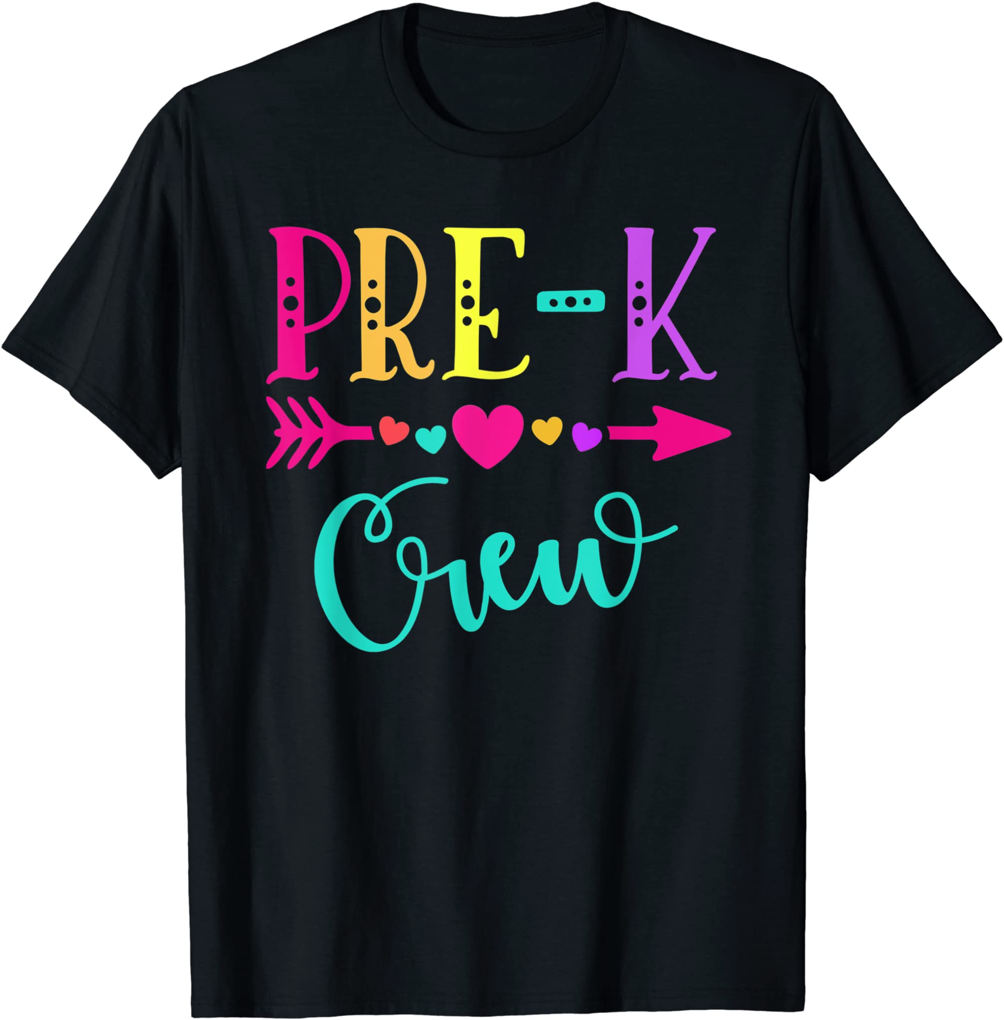 Pre-k Crew Teacher Funny First Day of School T-Shirt