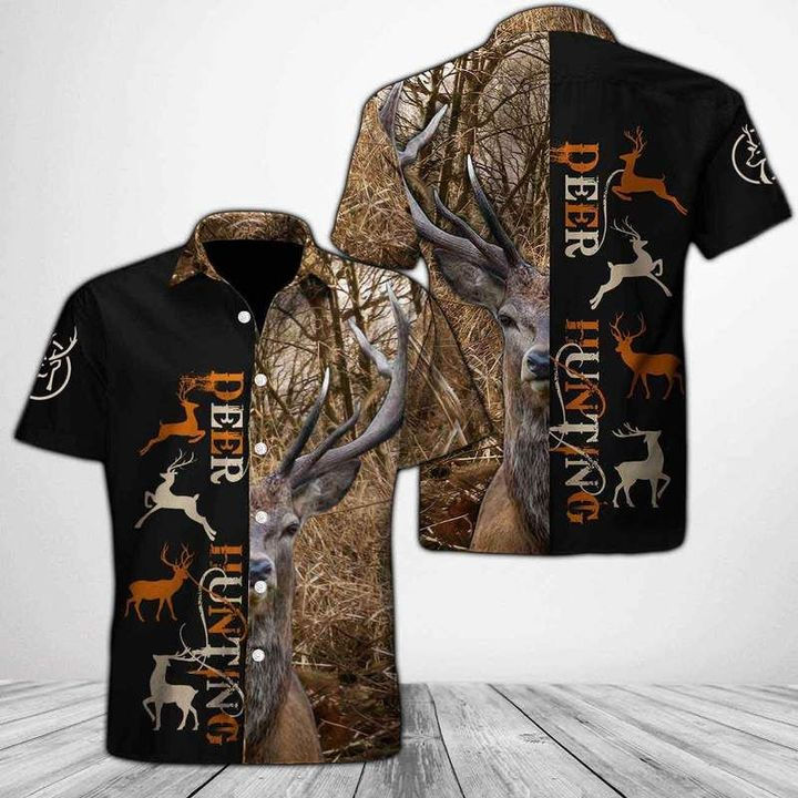 Deer Hunting Hawaiian Shirt Ha84609