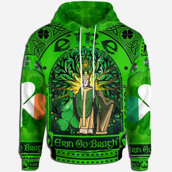Irish St. Patrick Hoodie Erin Go Bragh 3D Hoodie For Men, Women Saint Patrick’S Day Gift Hn