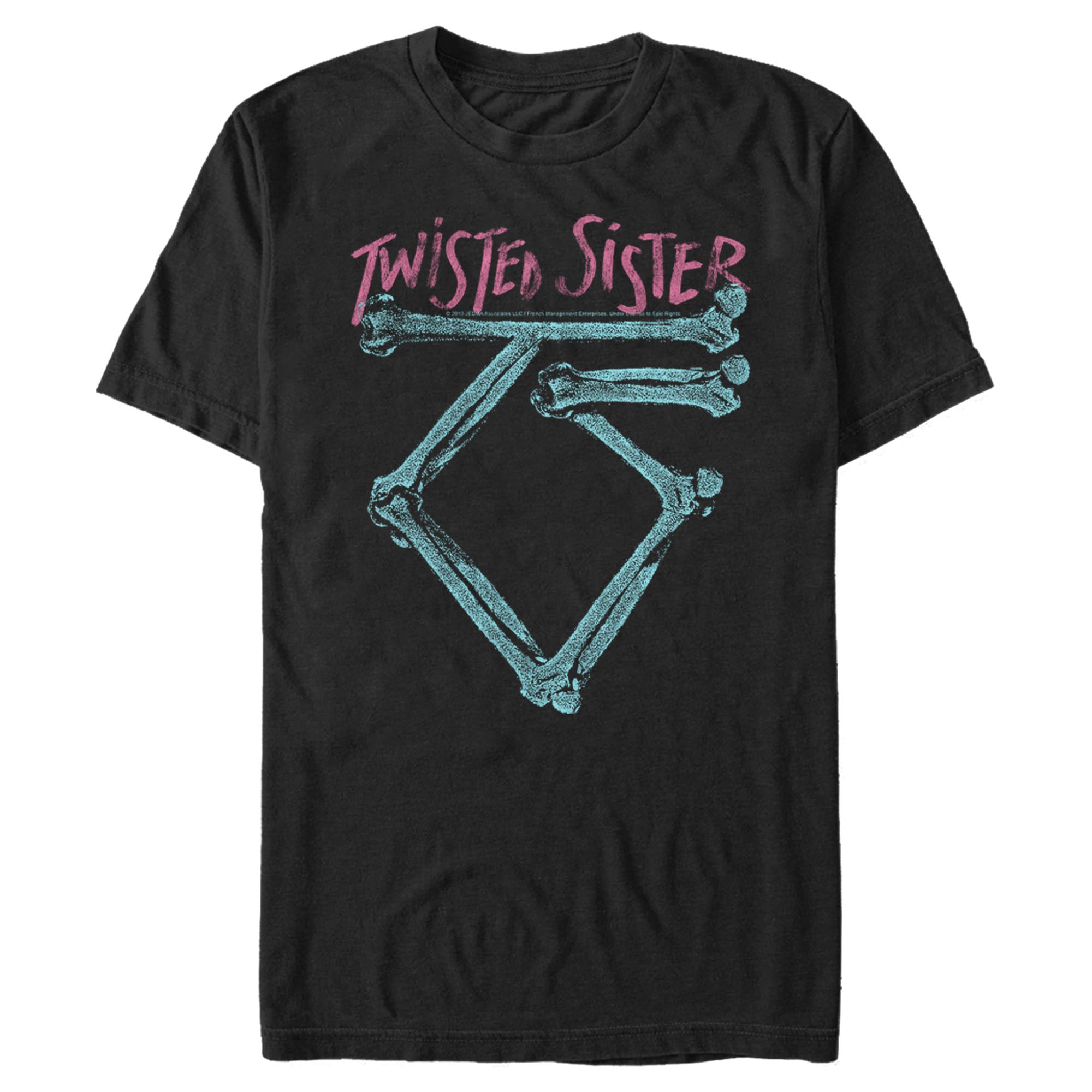 Twisted Sister Men’S Neon Logo  T-Shirt