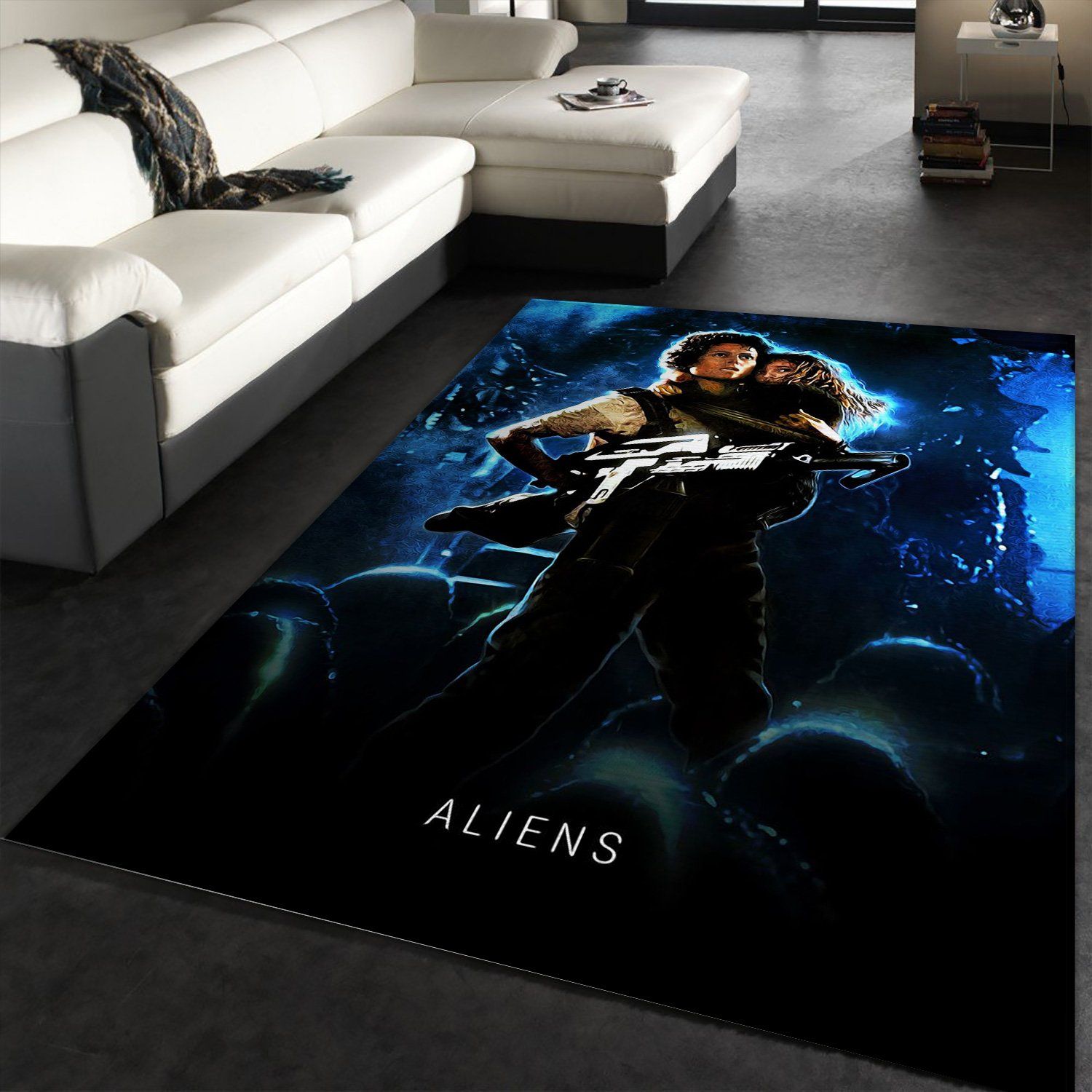 Aliens 1986 Rug Art Painting Movie Rugs Home US Decor