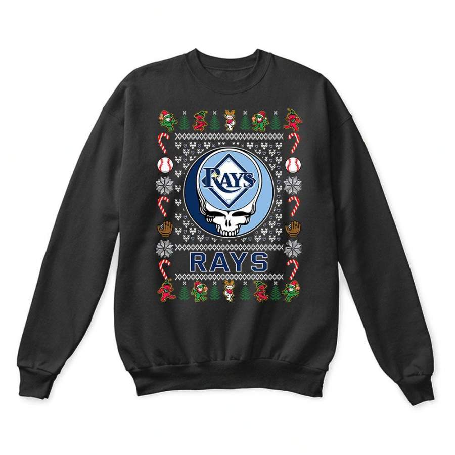 Tampa Bay Rays x Grateful Dead Christmas Ugly Sweater