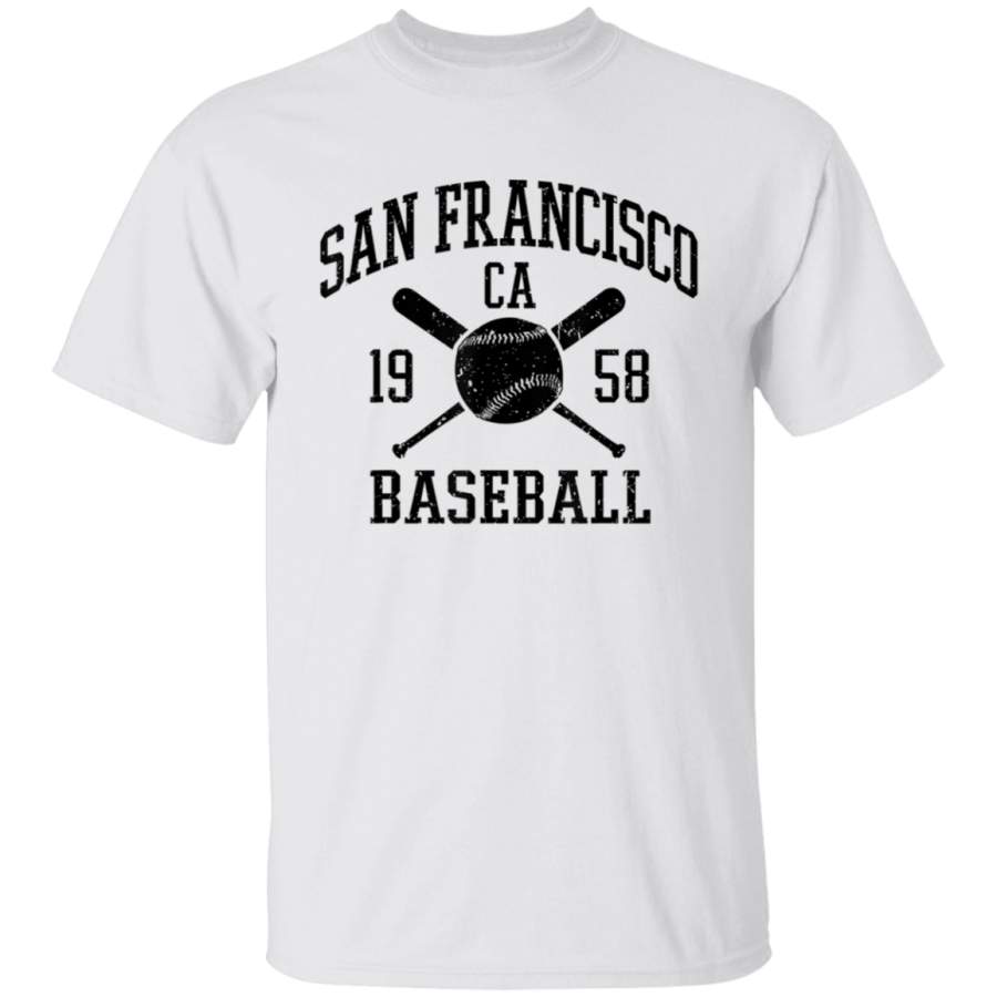 Design_San Francisco Baseball Vintage SF The City Gift TShirt