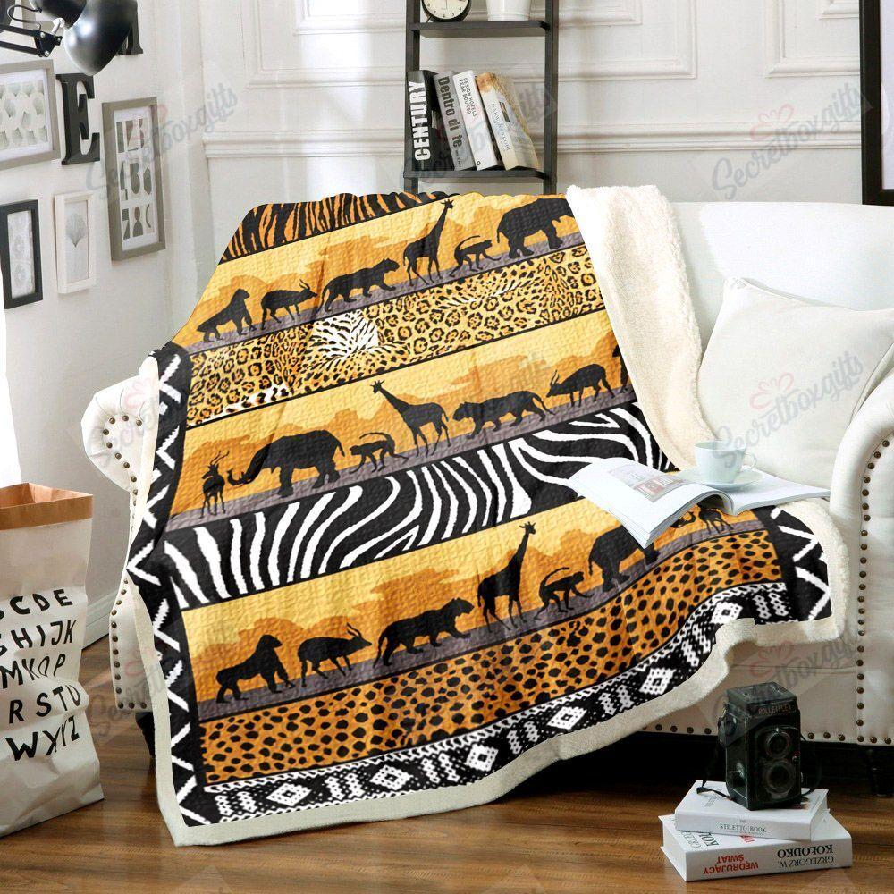 African Animal Am2912663Cl Fleece Blanket