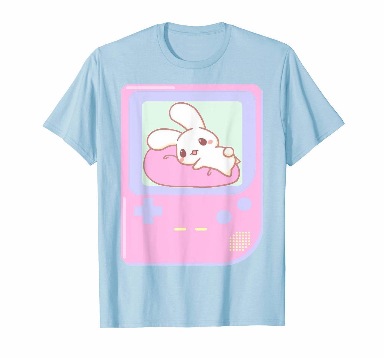 Kawaii Gamer Bunny Rabbit Pastel Shirt Cute T-Shirt