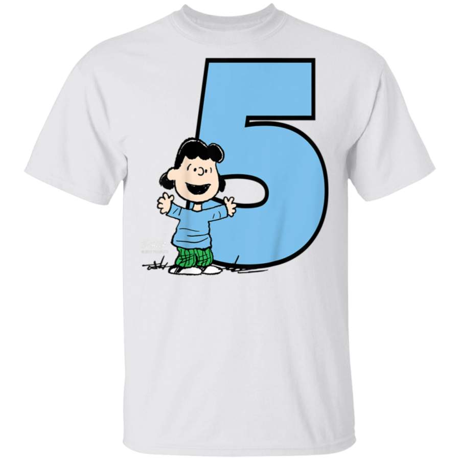 Kids Peanuts Lucy Blue 5 T-Shirt