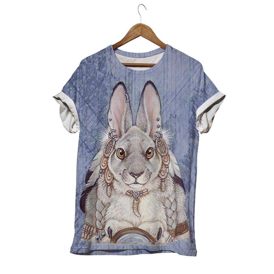 Boho Style Rabbit King T-shirt