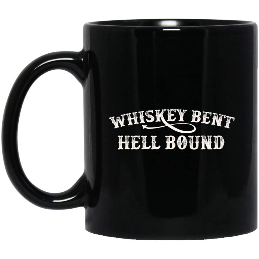 Vintage Whiskey Bent And Hellbound Southern Country Outlaw Coffee Mug