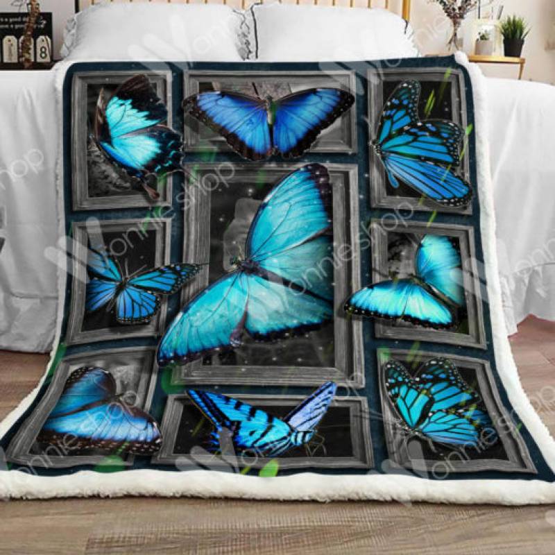 Butterfly Sherpa Blanket DCB1302 81O60