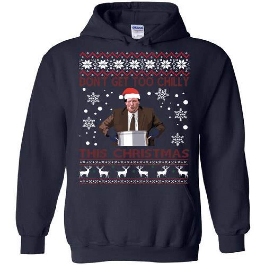 The Office Kevin Chili – Don’t Get Too Chilly This Christmas Ugly Sweater Hoodie