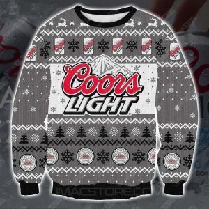 Coors Light Ugly Christmas Sweater, All Over Print Sweatshirt Thanksgiving Day 2022 Gift