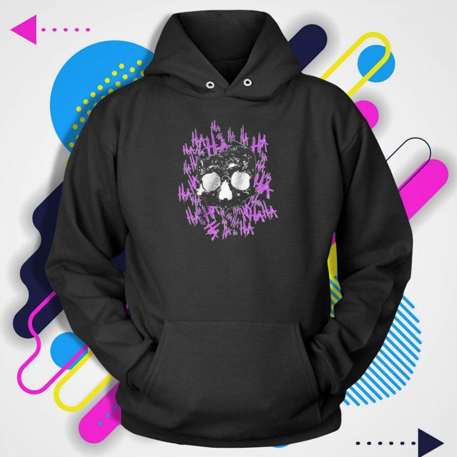 The Joker Batman Ha Ha Ha Skull Men’S Hoodie