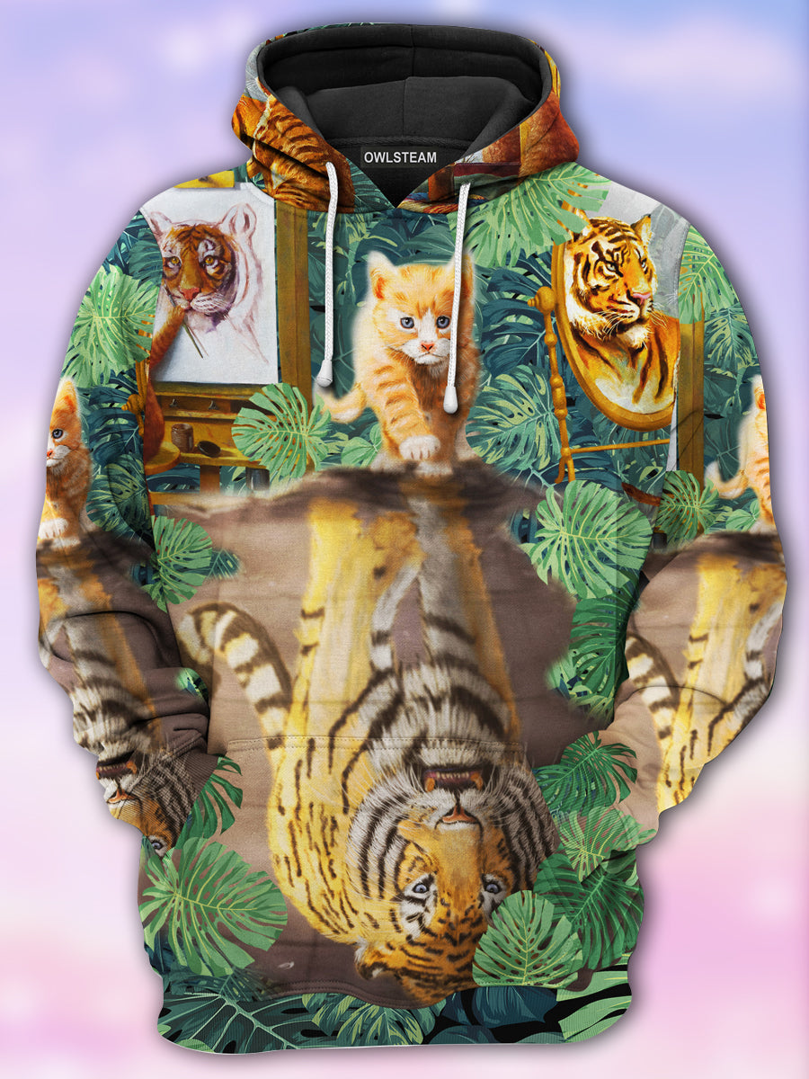 Cat Baby And Tiger – Hoodie – Hood08Tnh170921