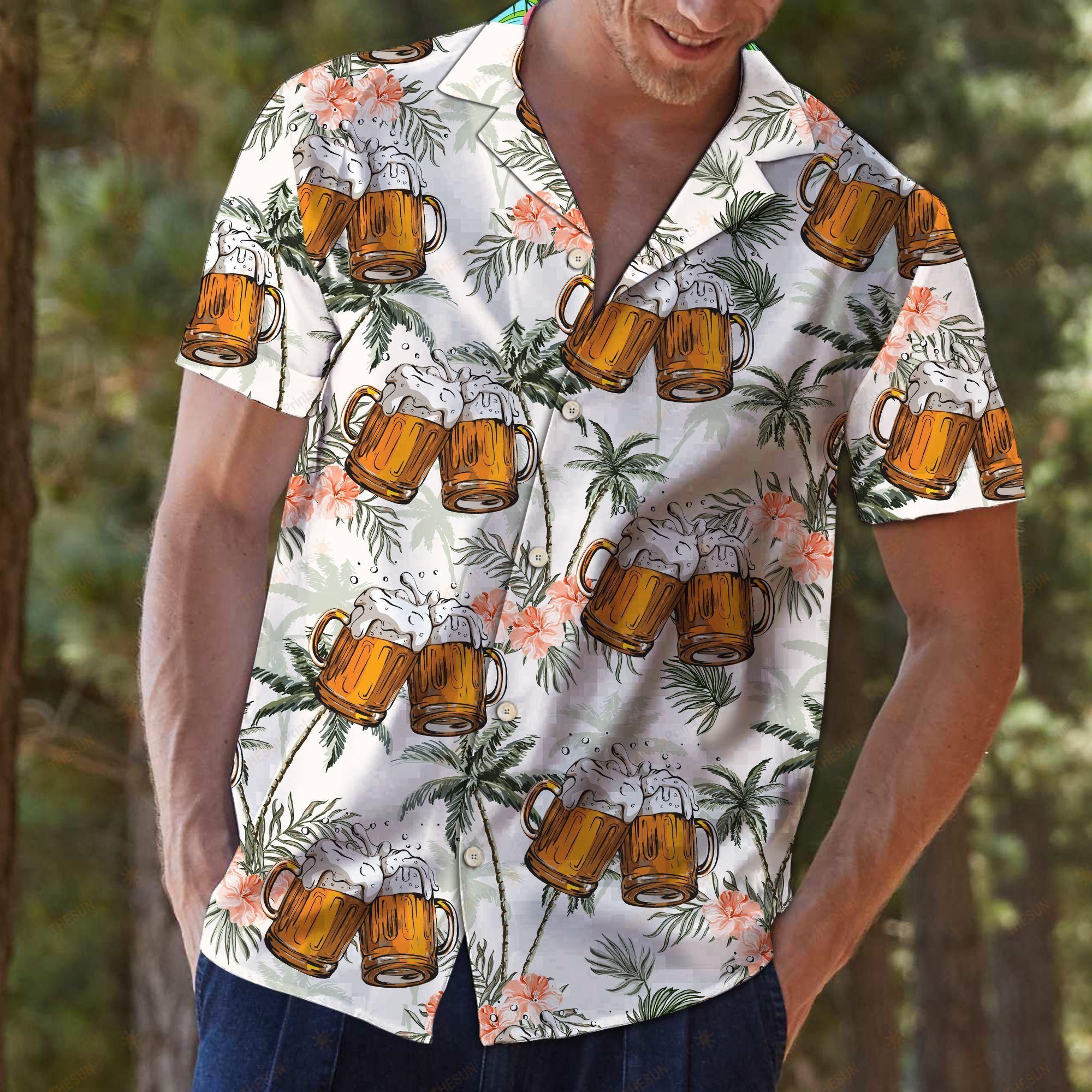 Beer Tropical Vintage Hawaiian Shirt Ha20956