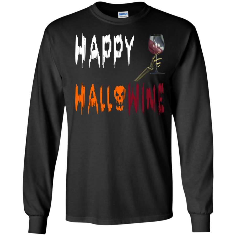 Halloween, Happy Hallow Wine, gifts LS shirt/Hoodie/Sweatshirt