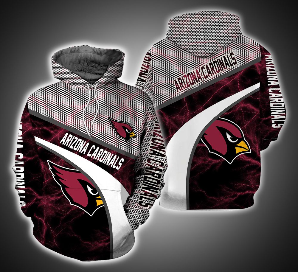 Arizona Cardinals Armor Ver.2 3D Print Hoodie