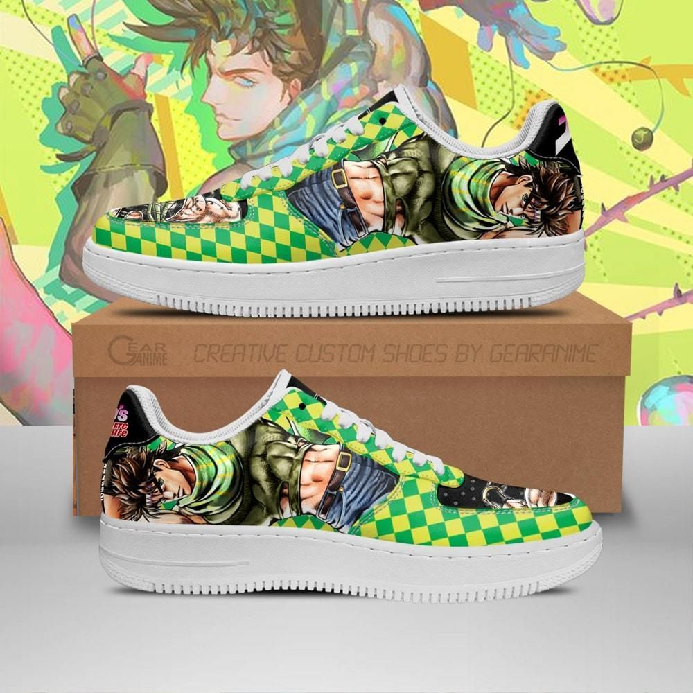 Joseph Joestar Jojo Idea Air Force Shoes Sneakers Custom Anime
