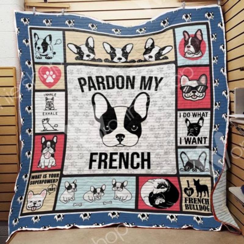 French Bulldog Blanket JL3101 82O44