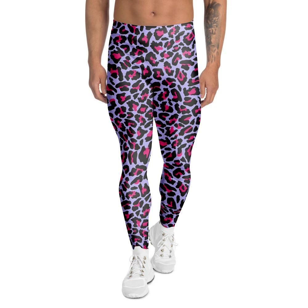 Neon Leopard Men’S Leggings