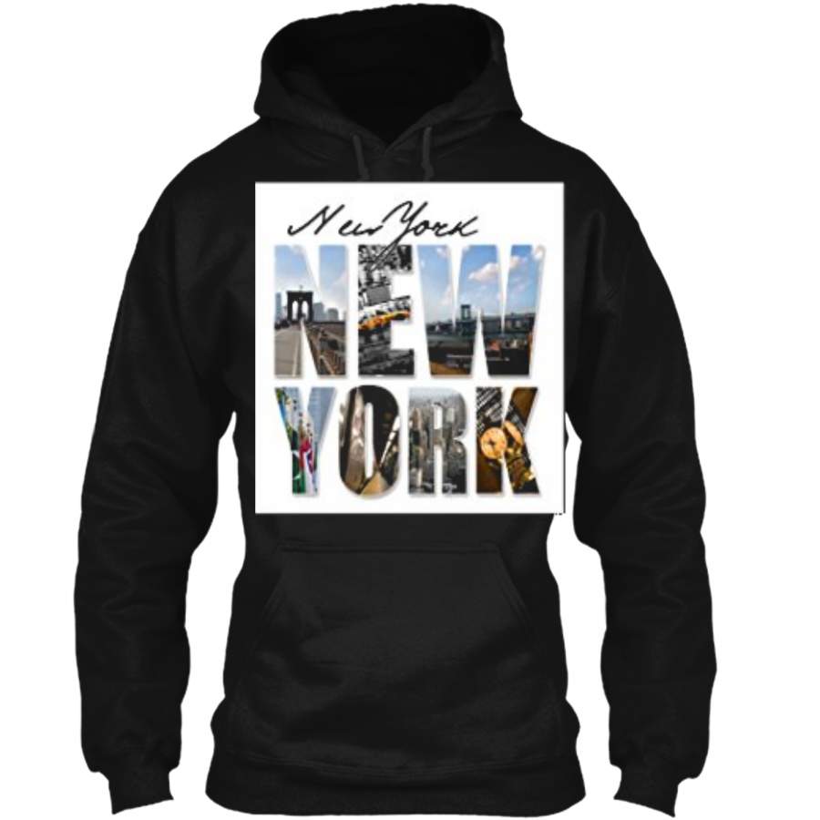 New York NY Postcard T-Shirt Pullover Hoodie 8 oz