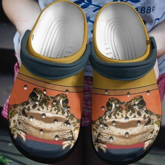 Colorful Frog Gift For Lover Rubber clog Shoes Comfy Footwear