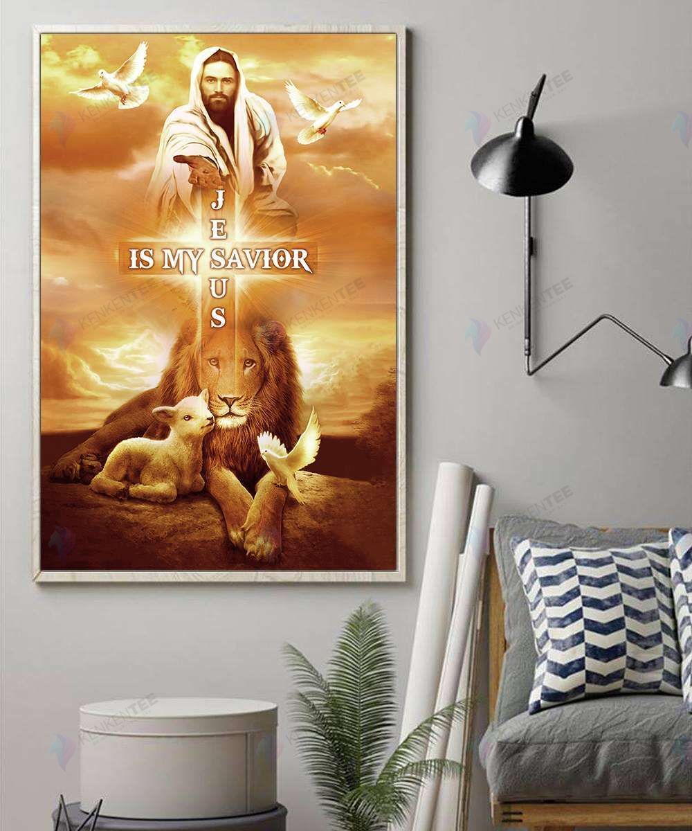 Amazing Jesus, Lion And Lamb Poster – Bngo150402Hd