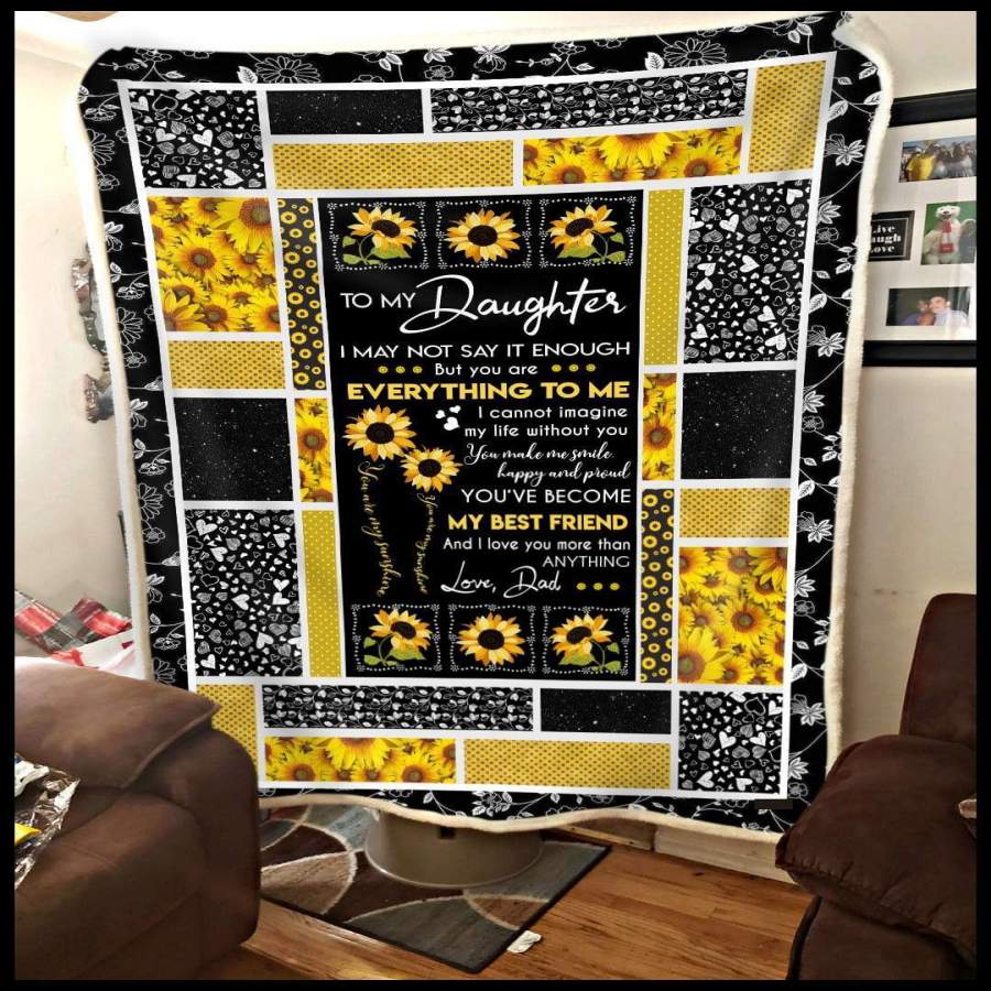 Blanket Gift For Daughter You’re Everything To Me