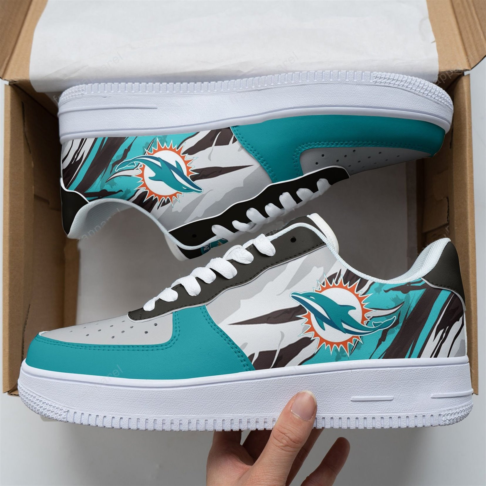 Miami Dolphins Af 1 Sneakers Shoes 11