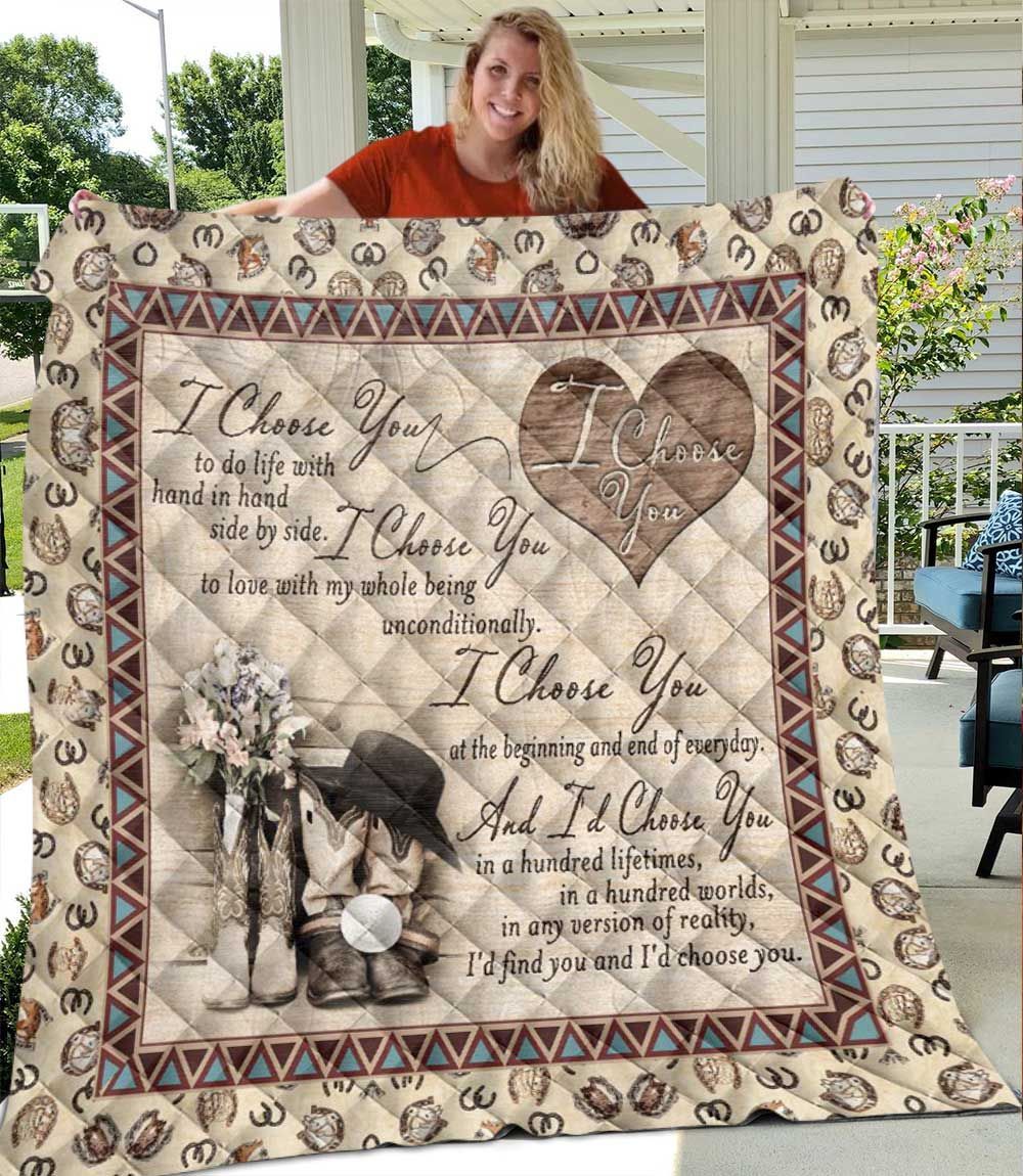Cowgirl Quilted Blanket FI8 IGYVWH