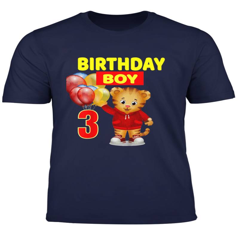 Youth Vebyhogh Daniel Tiger 3 Yr Toddler Birthday Boy T Shirt