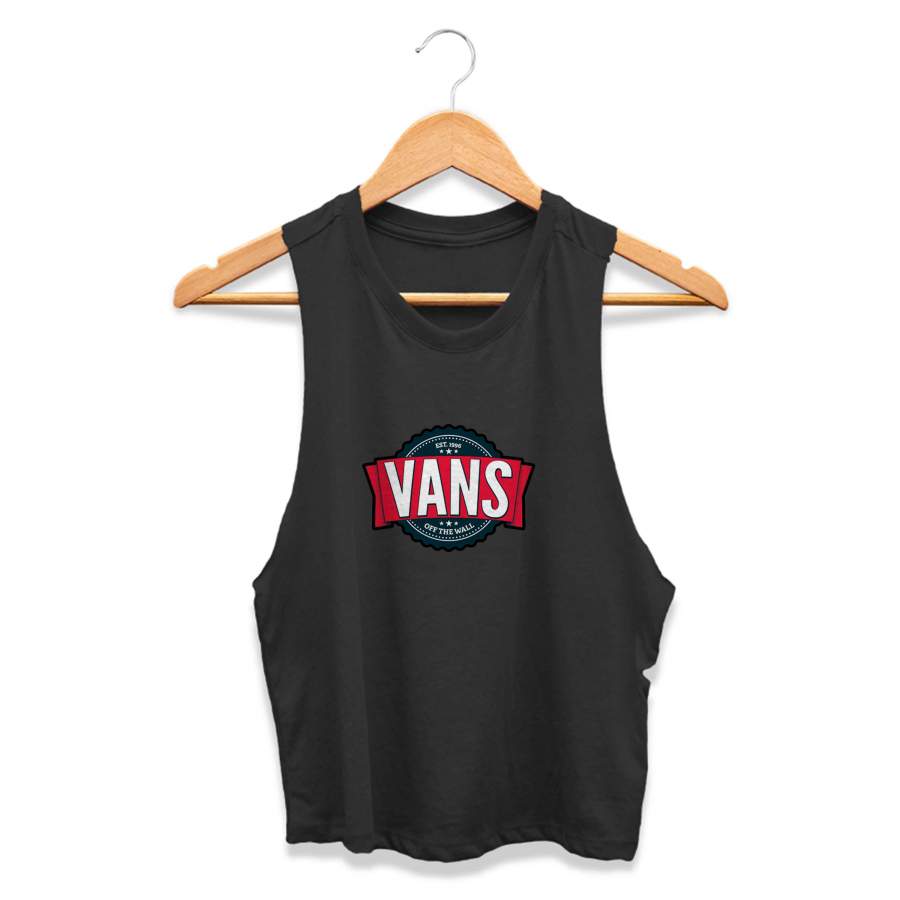 Vans Vintage Logo Womans Crop Tanktop Tee