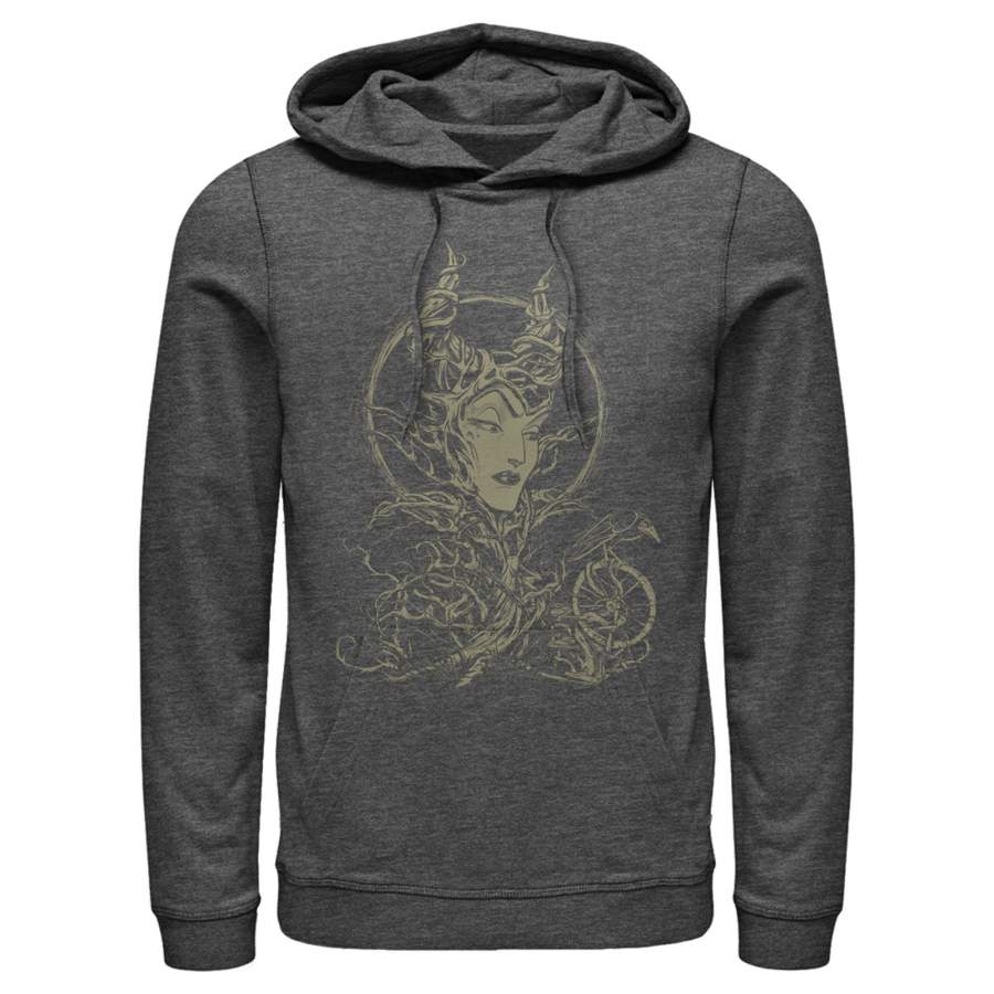 Sleeping Beauty Men’s Maleficent Twisted Queen  Lightweight Hoodie