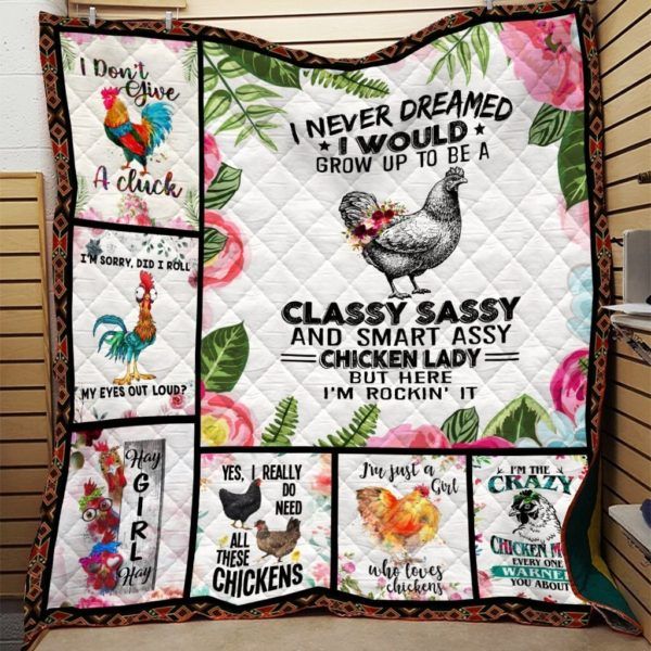 Chicken Printing Dml-Qhg00038 3D Quilt Blanket HGM6